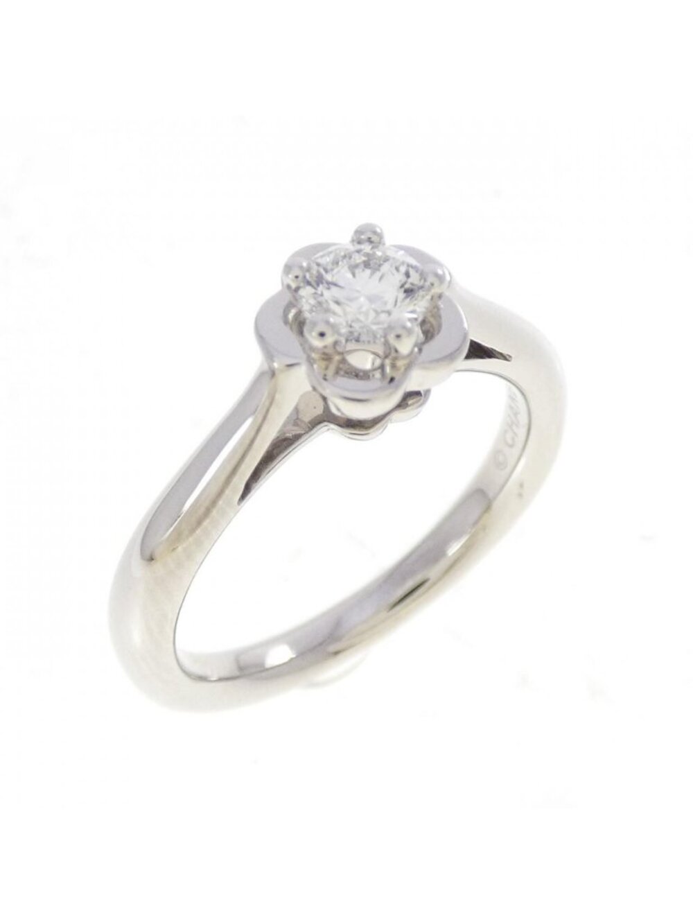 Chanel Camellia Ring Silver